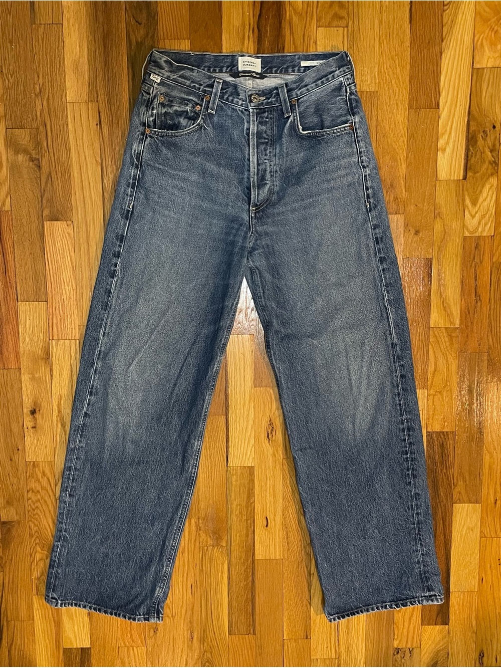 Citizens of Humanity Ayla Baggy Jeans Brielle Blue Size 26 - Picture 5 of 9